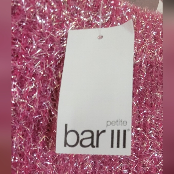 Women's Fuzzy Pink Sweater - Picture 3 of 7